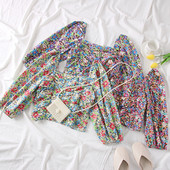 Νέο μοντέλο γυναικεία μπλούζα με floral μοτίβα - σε διάφορα χρώματα