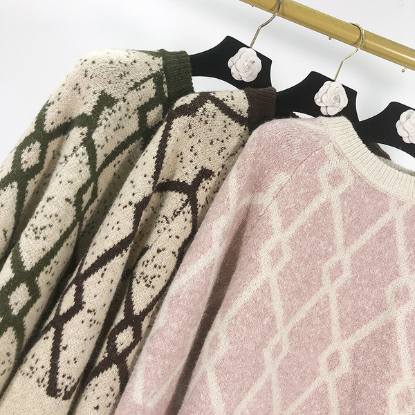 Női alkalmi széles pulóver három színben