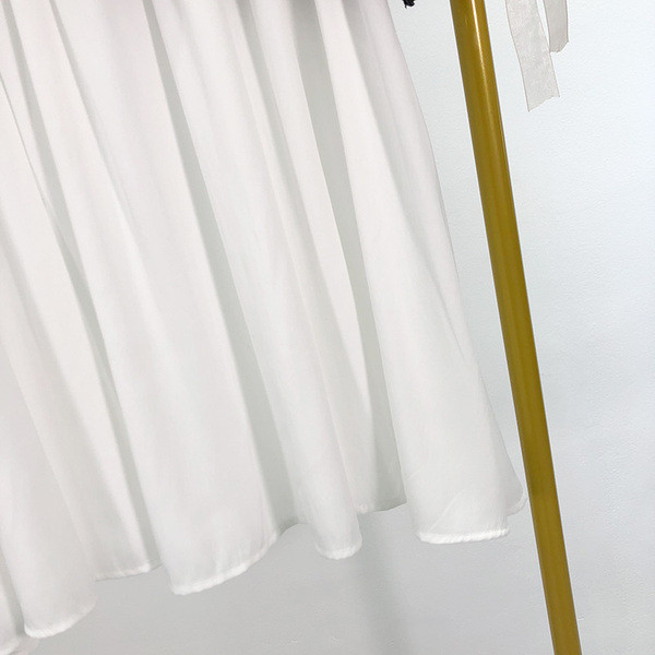 Fusta de dama cu croiala lunga cu bucati din piele ecologica