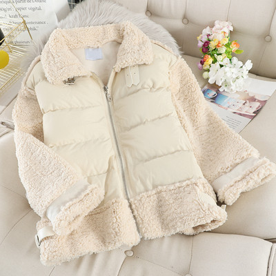 Дамско зимно яке с цип в четири цвята