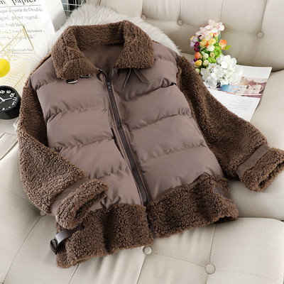 Дамско зимно яке с цип в четири цвята