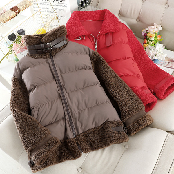 Дамско зимно яке с цип в четири цвята