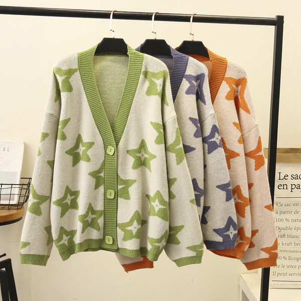 Ежедневна дамска жилетка с копчета и дълъг ръкав в три цвята 