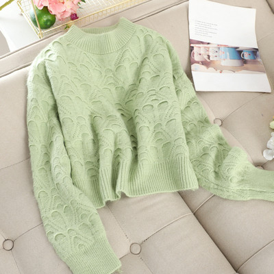 Дамски ежедневен пуловер в пет цвята