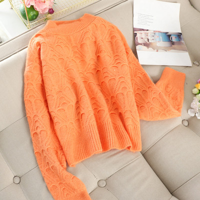 Дамски ежедневен пуловер в пет цвята