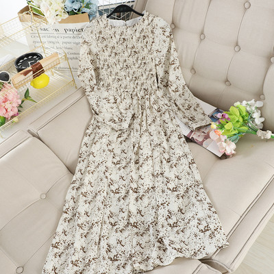 Ежедневна дамска рокля с  дълъг ръкав в няколко цвята