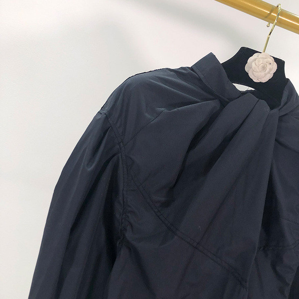 Дамска асиметрична рокля в черен цвят