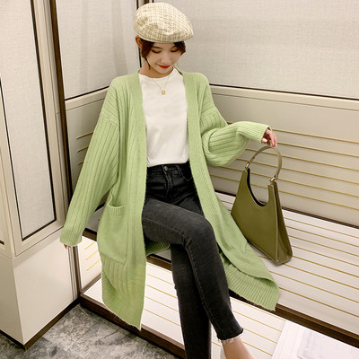 Модерна дамска жилетка с джобове в оранжев,розов,зелен и бежов цвят