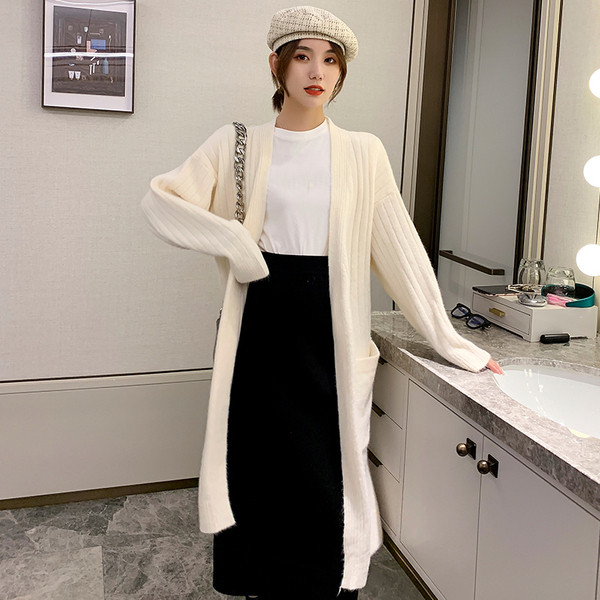 Модерна дамска жилетка с джобове в оранжев,розов,зелен и бежов цвят