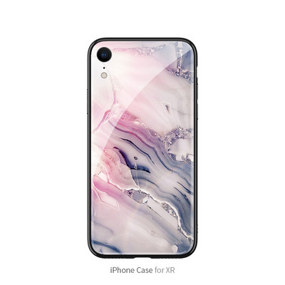 Modern szilikon tok márvány hatású Iphone XR-hez