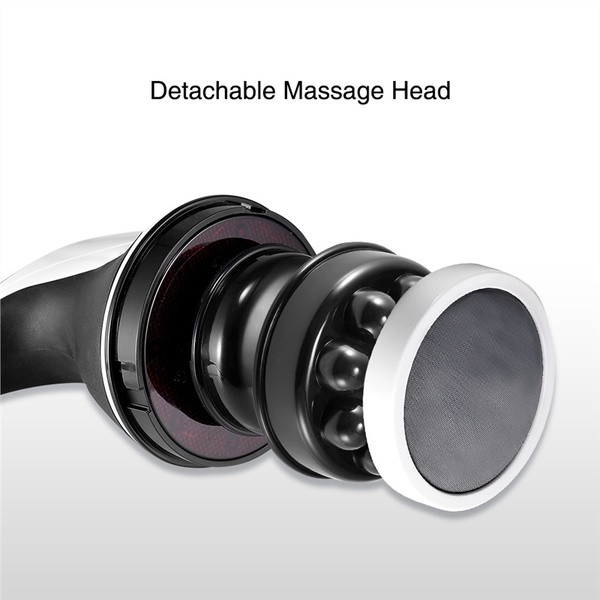 Многофункционален вибрационен ръчен масажор с четири приставки 