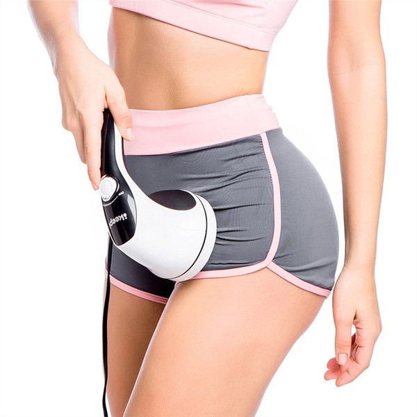 Многофункционален вибрационен ръчен масажор с четири приставки 