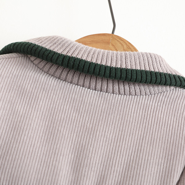 Ежедневно дамско зимно яке с висока яка и дълъг ръкав  в бежов,черен и сив цвят 