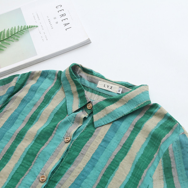 Ежедневна дамска дълга риза с класическа яка и дълъг ръкав в два цвята 