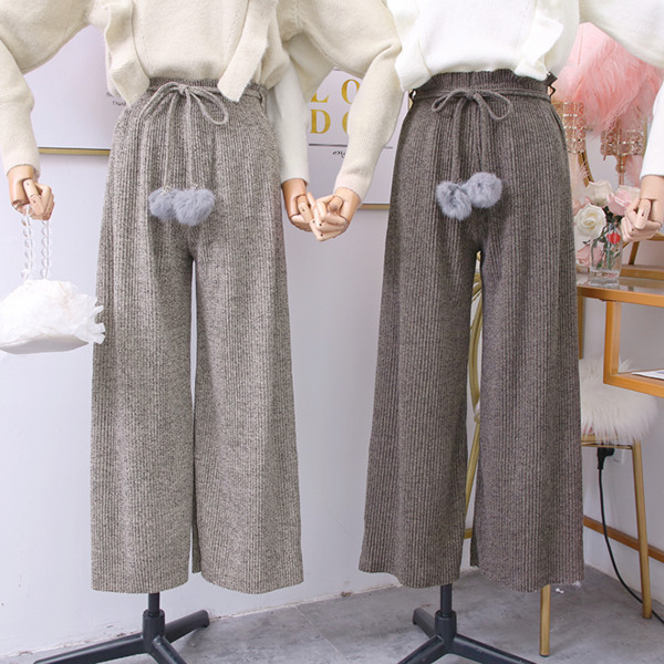 Model nou de pantaloni casual dama cu curea - model lat