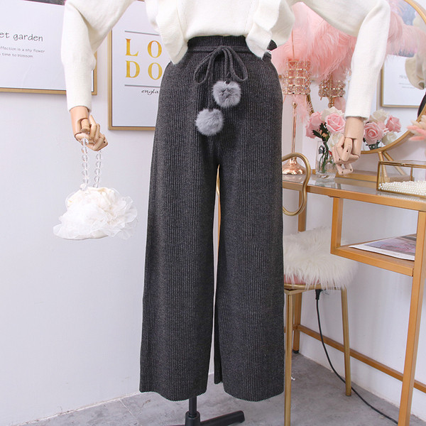 Model nou de pantaloni casual dama cu curea - model lat