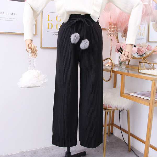 Model nou de pantaloni casual dama cu curea - model lat