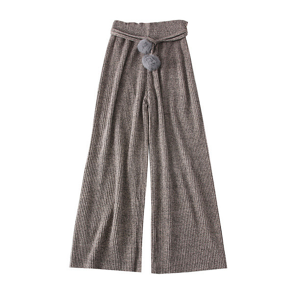 Model nou de pantaloni casual dama cu curea - model lat