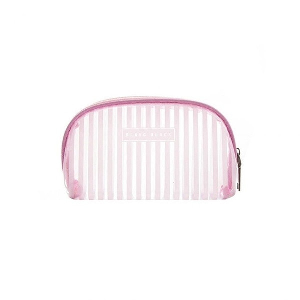 Преносим и практичен несесер за гримове в черен, розов и бял цвят