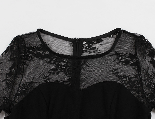 Κομψό γυναικείο μακρ'υ φόρεμα σε μαύρο χρώμα