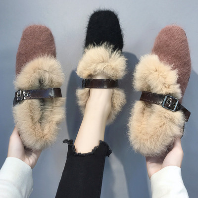 Γυναικεία μοντέρνα χειμωνιάτικα παπούτσια με απαλή επένδυση σε δύο χρώματα