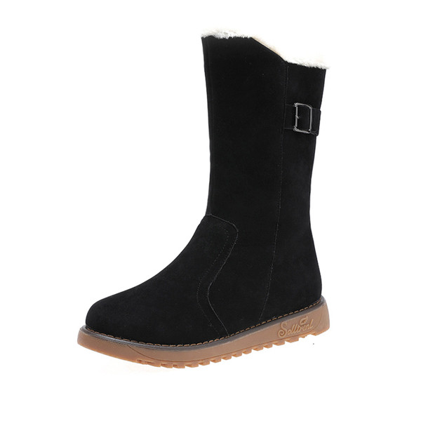 Cizme de iarna dama cu talpa plata in mai multe culori