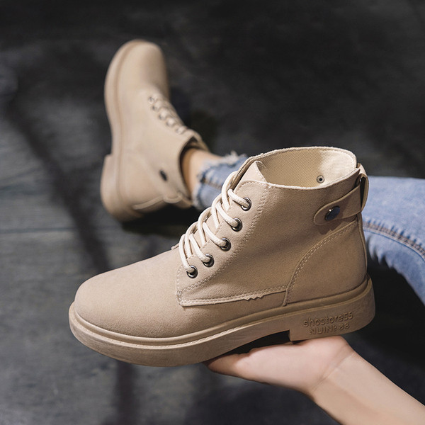 Cizme casual dama cu talpa plata in mai multe culori