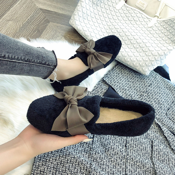 Papuci dama din puf cu panglica in mai multe culori
