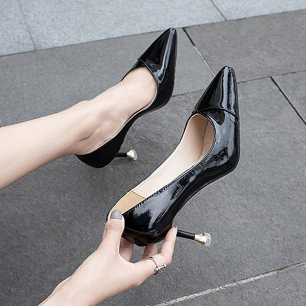 Pantofi eleganti de dama cu toc subtire in mai multe culori