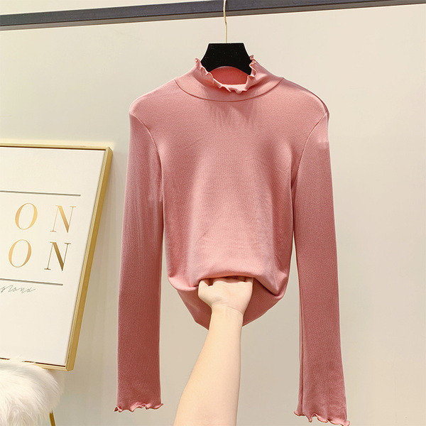 Bluză casual de damă cu guler polo în patru culori