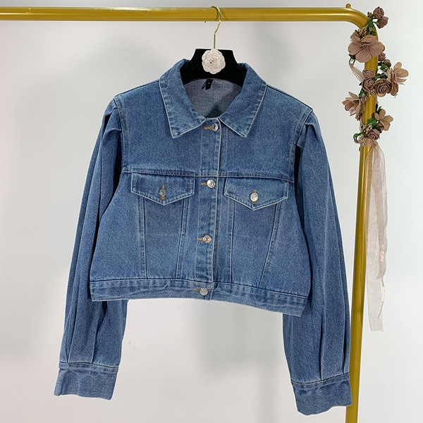 Geaca scurta din denim model clasic