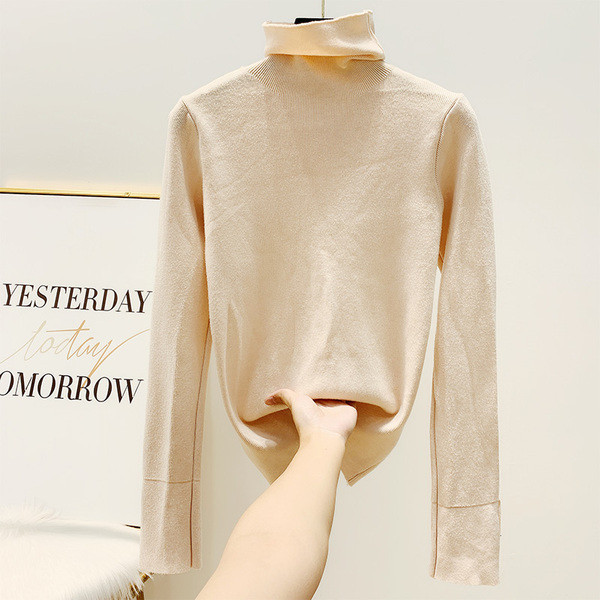 Pulover de dama cu guler polo si nasturi la maneca in mai multe culori