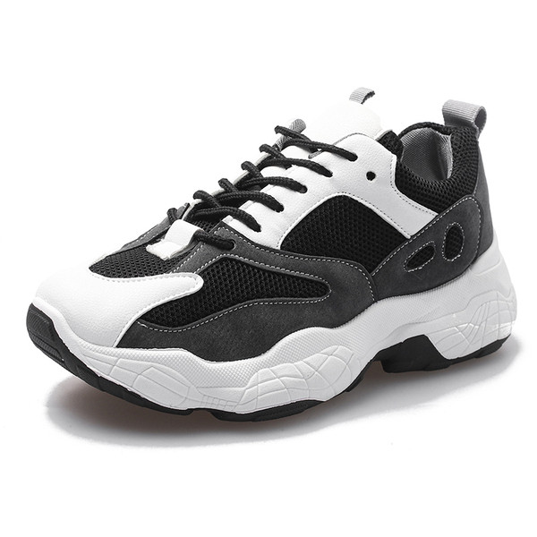 Modern női tornacipő bézs és fekete fűzővel