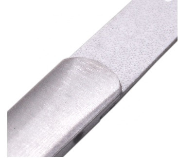 Μεταλλικό τρόχος κατάλληλο για γρήγορη αφαίρεση του βερνικιού γέλης με γκρι χρώμα