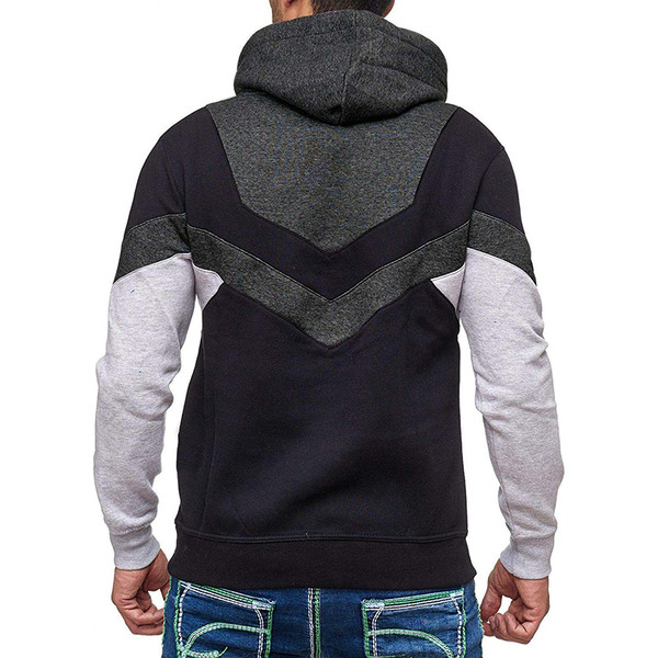 Hanorac de dama cu gluga in doua culori