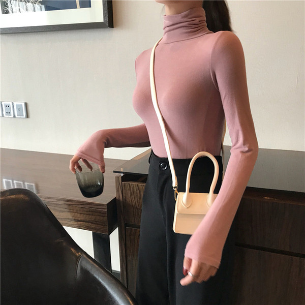 Polo de damă cu mâneci lungi în multe culori