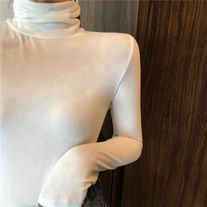 Polo de damă cu mâneci lungi în multe culori