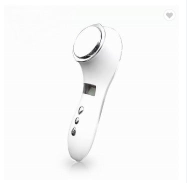 Уред за почистване и масажиране на лице чрез йони подходящ за ежедневна употреба в бял и розов цвят