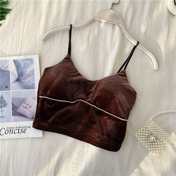 Σύντομο γυναικείο αμάνικο σε διάφορα χρώματα