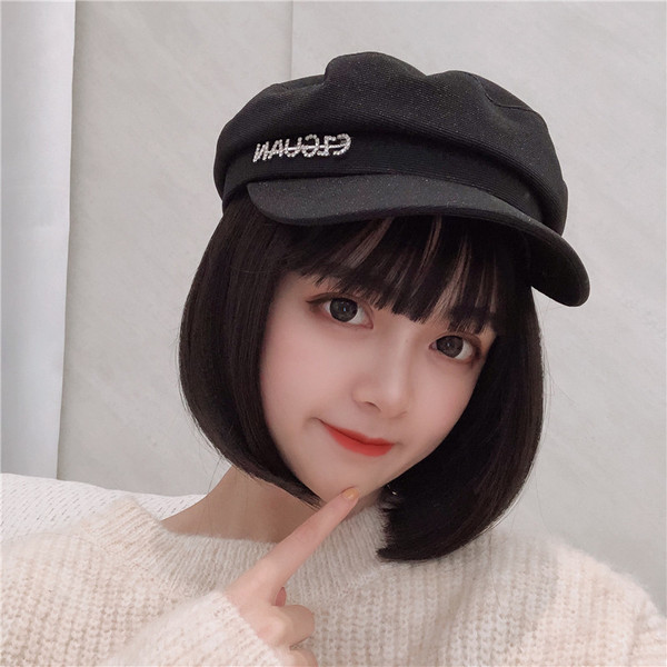 Κομψό γυναικείο καπέλο με κομψό αποτέλεσμα σε τρία χρώματα