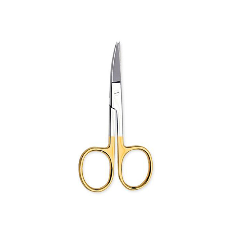 Ψαλίδι για κοπή αποκομμάτων από ανοξείδωτο χάλυβα σε ασήμι και χρυσό χρώμα