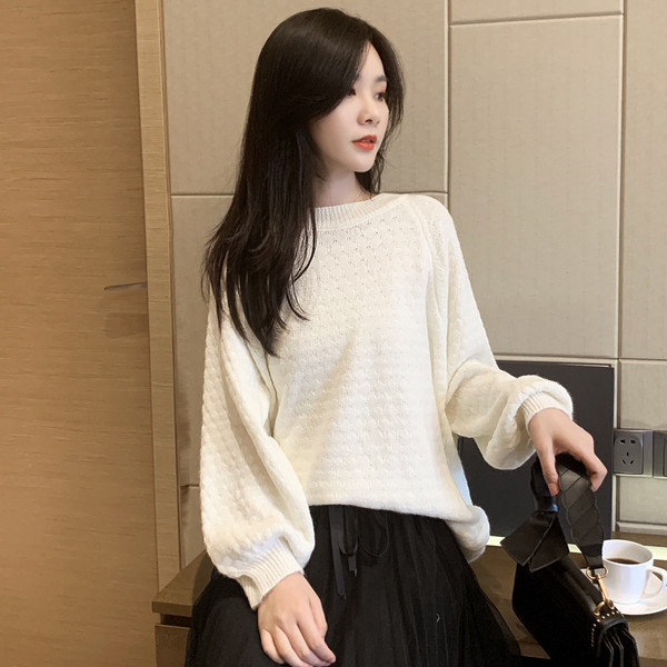 Casual Γυναικεία πουλόβερ σε λευκό, μπλε, πράσινο και πορτοκαλί χρώμα