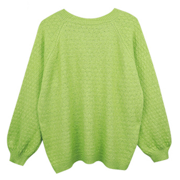 Casual Γυναικεία πουλόβερ σε λευκό, μπλε, πράσινο και πορτοκαλί χρώμα