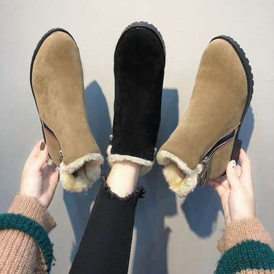 Γυναικείες χειμωνιάτικες μπότες με απαλή επένδυση σε διάφορα χρώματα