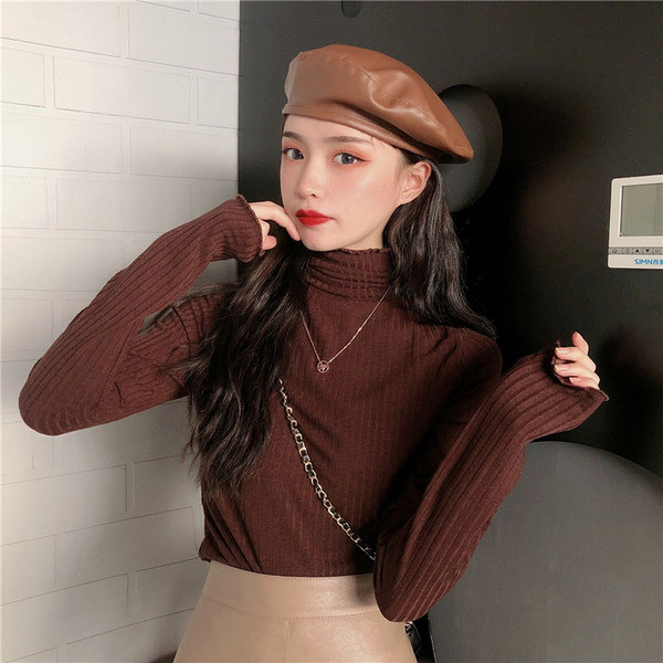 Γυναικείο σλιμ ζιβάνκο με μακριά μανίκια σε διάφορα χρώματα