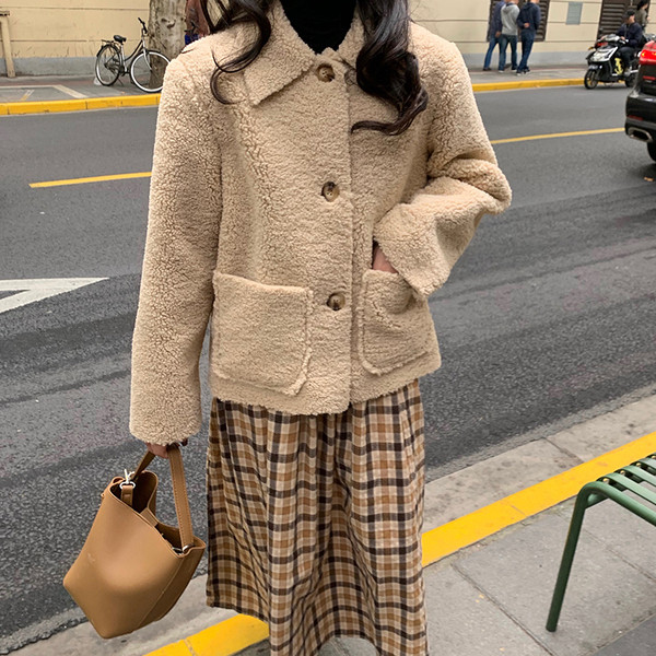 Γυναικεία οικολογική δερμάτινη τσάντα σε καφέ χρώμα