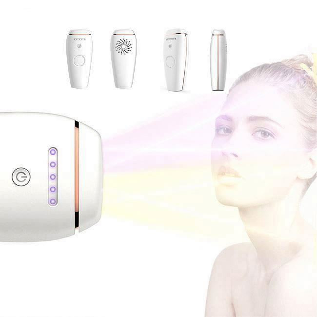 Φορητή και αδιάβροχη  μηχανή αποτρίχωσης για πρόσωπο και σώμα σε λευκό χρώμα