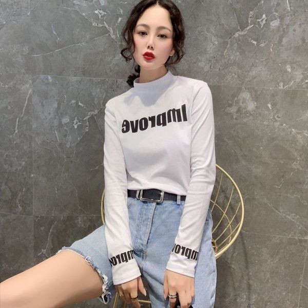 Női alkalmi blúz neon felirattal