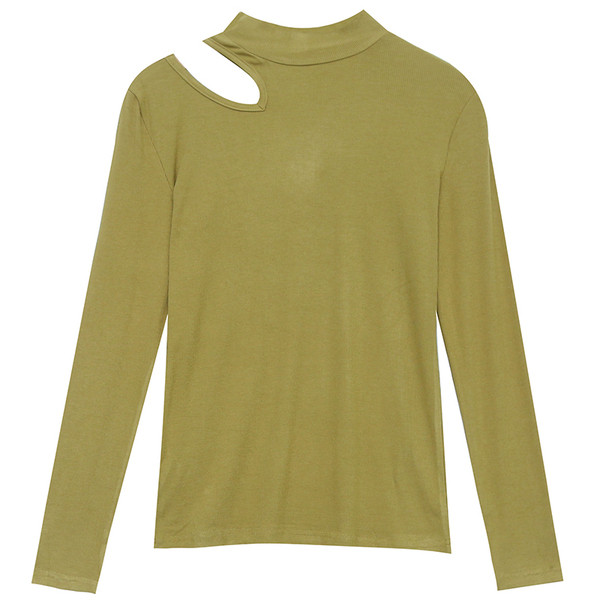 Női blúz kerek nyakkivágással, többféle színben