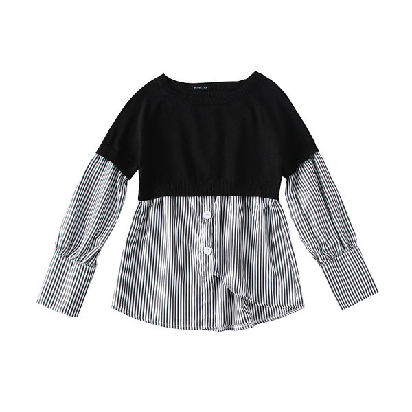 Νέο μοντέλο γυναικεία μπλούζα με στρογγυλη λαιμόκοψη  και κουμπιά σε δύο χρώματα